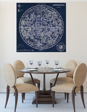 Cuadro decorativo Plano celestial técnica mixta Cuadros Jr Mapas