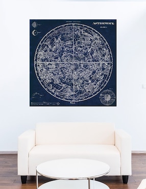 Cuadro decorativo Plano celestial técnica mixta Cuadros Jr Mapas
