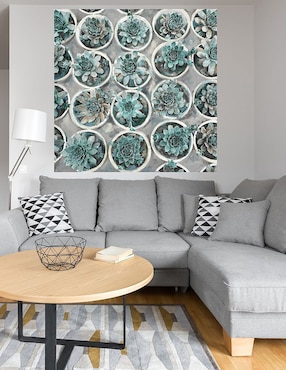 Cuadro decorativo Selecciones de suculentas técnica mixta Cuadros Jr Floración