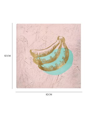 Cuadro decorativo Plátano dorado técnica mixta Cuadros Jr Frutas