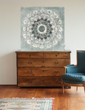Cuadro decorativo Resplandor neutral técnica mixta Cuadros Jr Formas