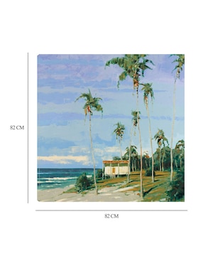 Cuadro decorativo Tropical 1 técnica mixta Cuadros Jr Trópico