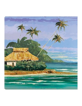 Cuadro decorativo Tropical 2 técnica mixta Cuadros Jr Trópico