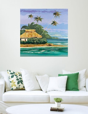 Cuadro decorativo Tropical 2 técnica mixta Cuadros Jr Trópico