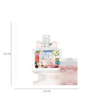 Cuadro decorativo Perfume de flores I técnica mixta Cuadros Jr Moda