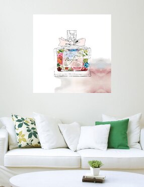Cuadro decorativo Perfume de flores I técnica mixta Cuadros Jr Moda
