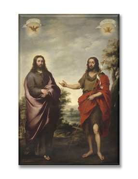 Cuadro decorativo Industria Grafica Ciento 23 San Juan Bautista señalando a Jesús