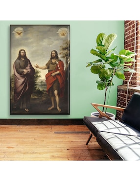 Cuadro decorativo Industria Grafica Ciento 23 San Juan Bautista señalando a Jesús
