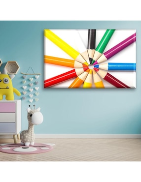 Cuadro decorativo Industria Grafica Ciento 23 Lápices de colores