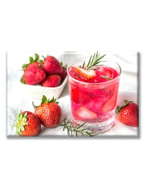 Cuadro decorativo Industria Grafica Ciento 23 Agua de fresa