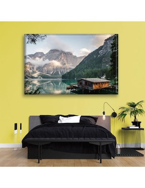 Cuadro decorativo Industria Grafica Ciento 23 Cabaña en el lago