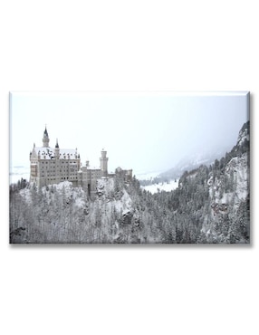 Cuadro Decorativo Industria Gráfica Ciento 23 Castillo En La Nieve