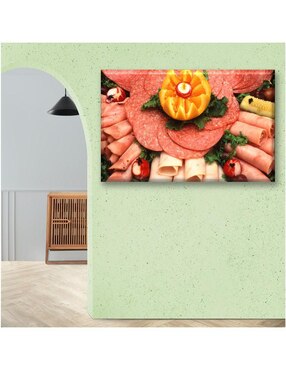 Cuadro decorativo Industria Grafica Ciento 23 Plato de carnes frías