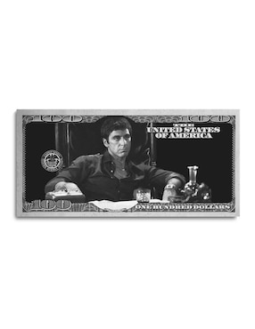 Cuadro decorativo Canvas Art billete corleone