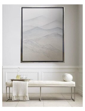 Pintura Blanco Infinito técnica mixta Lune Art Gallery Mountais