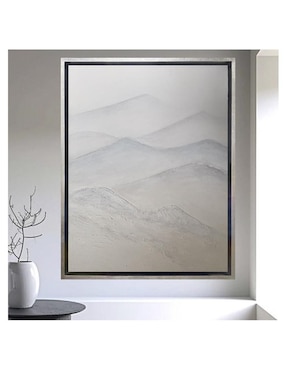 Pintura Blanco Infinito técnica mixta Lune Art Gallery Mountais