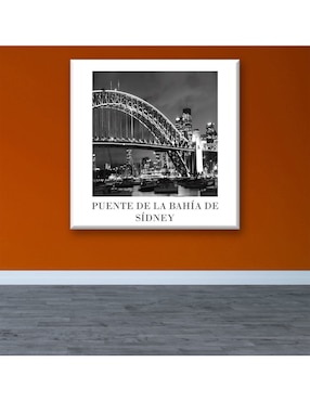 Cuadro decorativo Industria Grafica Ciento 23 Puente de la bahía de Sidney