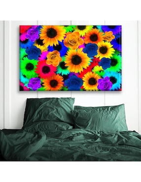 Cuadro decorativo Industria Grafica Ciento 23 Girasol colorido
