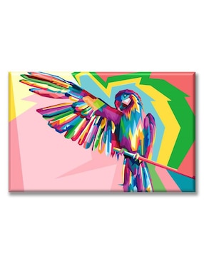Cuadro decorativo Industria Grafica Ciento 23 Loro colorido