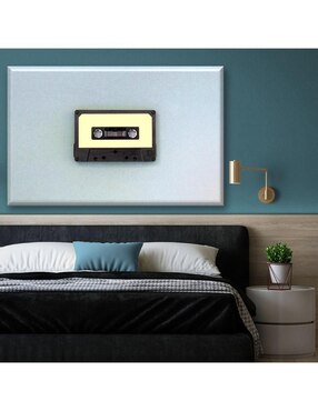 Cuadro decorativo Industria Grafica Ciento 23 Casete retro