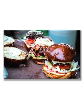 Cuadro decorativo Industria Grafica Ciento 23 Hamburguesas