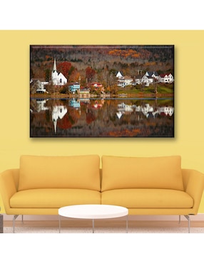 Cuadro decorativo Industria Grafica Ciento 23 Lago otoñal