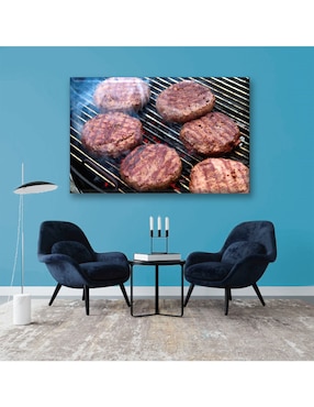 Cuadro decorativo Industria Grafica Ciento 23 Carne de hamburguesa