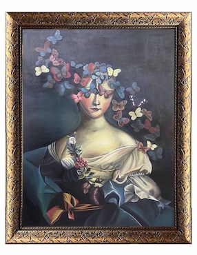 Pintura Mariposas y Misterio técnica óleo Lune Art Gallery Mariposas