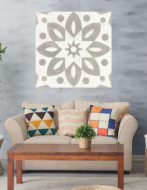 Cuadro decorativo Azulejo de Caravana de Invierno I técnica mixta Cuadros Jr Símbolos