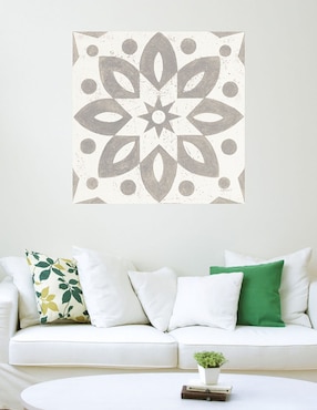 Cuadro decorativo Azulejo de Caravana de Invierno I técnica mixta Cuadros Jr Símbolos