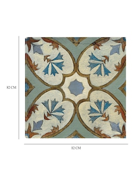 Cuadro decorativo Azulejo del Viejo Mundo IV técnica mixta Cuadros Jr Símbolos