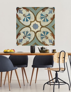 Cuadro decorativo Azulejo del Viejo Mundo IV técnica mixta Cuadros Jr Símbolos