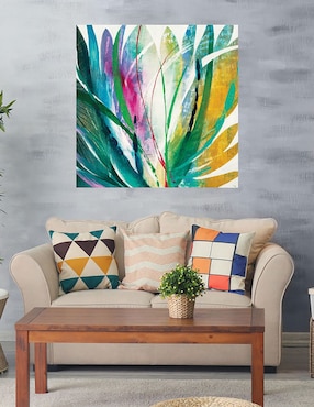 Cuadro decorativo Agave técnica mixta Cuadros Jr Formas
