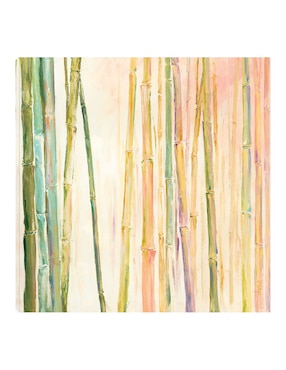 Cuadro decorativo Bambú II técnica mixta Cuadros Jr Primavera