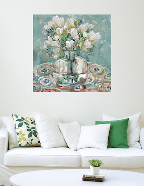 Cuadro decorativo Barcelona técnica mixta Cuadros Jr Floreros