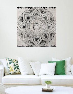 Cuadro decorativo Baldosa étnica técnica mixta Cuadros Jr Símbolos