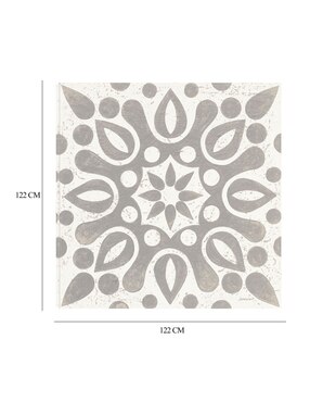 Cuadro decorativo Azulejo de Caravana de Invierno IV técnica mixta Cuadros Jr Símbolos