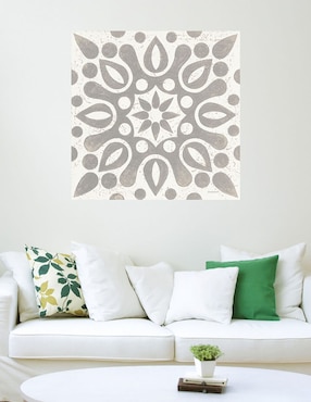 Cuadro decorativo Azulejo de Caravana de Invierno IV técnica mixta Cuadros Jr Símbolos