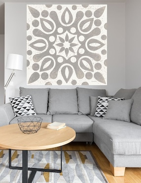 Cuadro decorativo Azulejo de Caravana de Invierno IV técnica mixta Cuadros Jr Símbolos