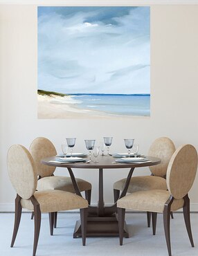 Cuadro decorativo Azul técnica mixta Cuadros Jr Playas