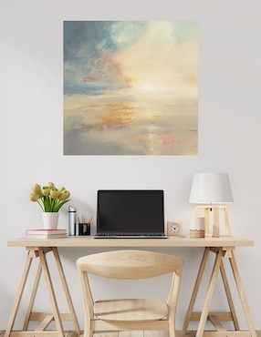 Cuadro decorativo Amanecer técnica mixta Cuadros Jr Nubes