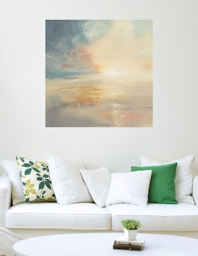 Cuadro decorativo Amanecer técnica mixta Cuadros Jr Nubes