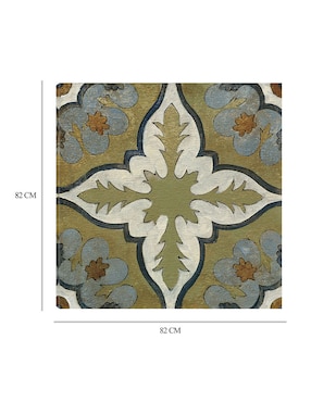 Cuadro decorativo Azulejo del Viejo Mundo II técnica mixta Cuadros Jr Símbolos