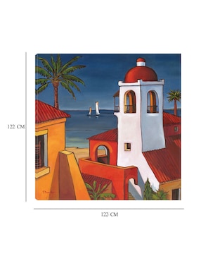 Cuadro decorativo Antigua 2 técnica mixta Cuadros Jr Lugares