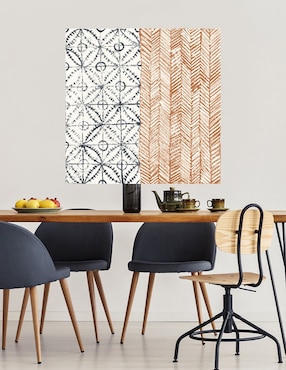Cuadro decorativo Azulejo Maki VII técnica mixta Cuadros Jr Formas