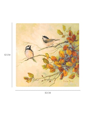 Cuadro decorativo Aves de otoño I técnica mixta Cuadros Jr Aves Silvestres