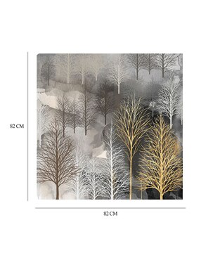 Cuadro decorativo Árboles de Invierno técnica mixta Cuadros Jr Naturaleza