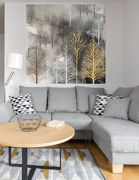 Cuadro decorativo Árboles de Invierno técnica mixta Cuadros Jr Naturaleza