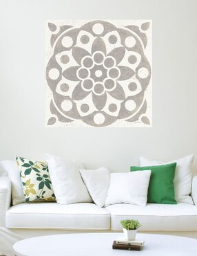 Cuadro decorativo Azulejo de Caravana de Invierno II técnica mixta Cuadros Jr Símbolos