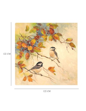 Cuadro decorativo Aves de otoño II técnica mixta Cuadros Jr Aves Silvestres